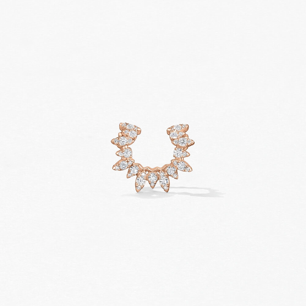 Boucles d'Oreilles Diamant Fleur de Provence | LeDiamanti Maroc