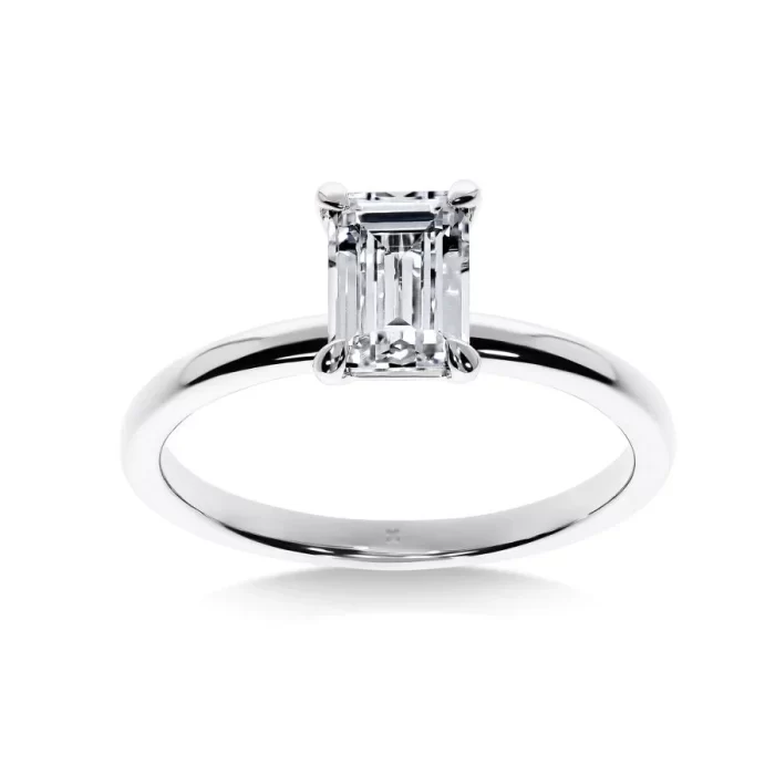 Love - Bague de Fiançailles Diamant Émeraude | LeDiamanti Maroc