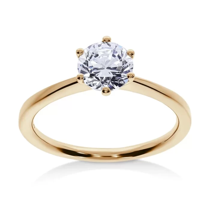 Ma Vie - Bague de Fiançailles Diamant Princesse | LeDiamanti Maroc