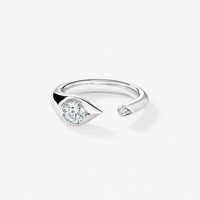 Bague en Diamant Maasai – Design épuré en or | LeDiamanti Maroc