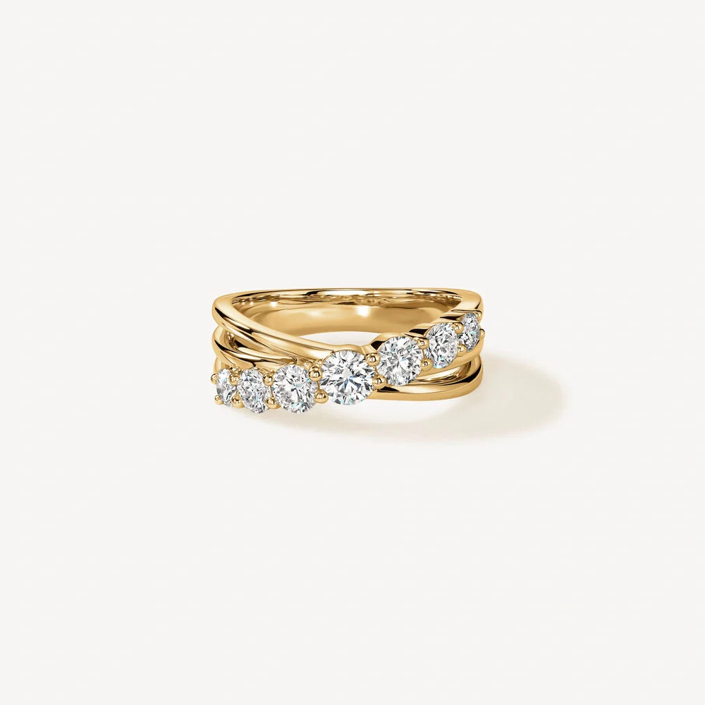 Bague en Diamant Montmartre – Élégance parisienne en or | LeDiamanti Maroc