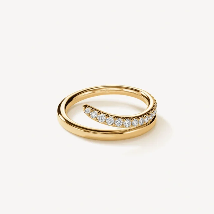 Bague en Diamant Navajo – Design raffiné en or | LeDiamanti Maroc