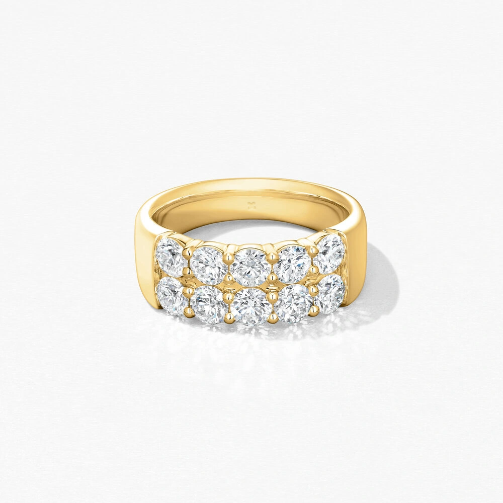 Bague en diamant Signature – Luxe intemporel en or | LeDiamanti Maroc