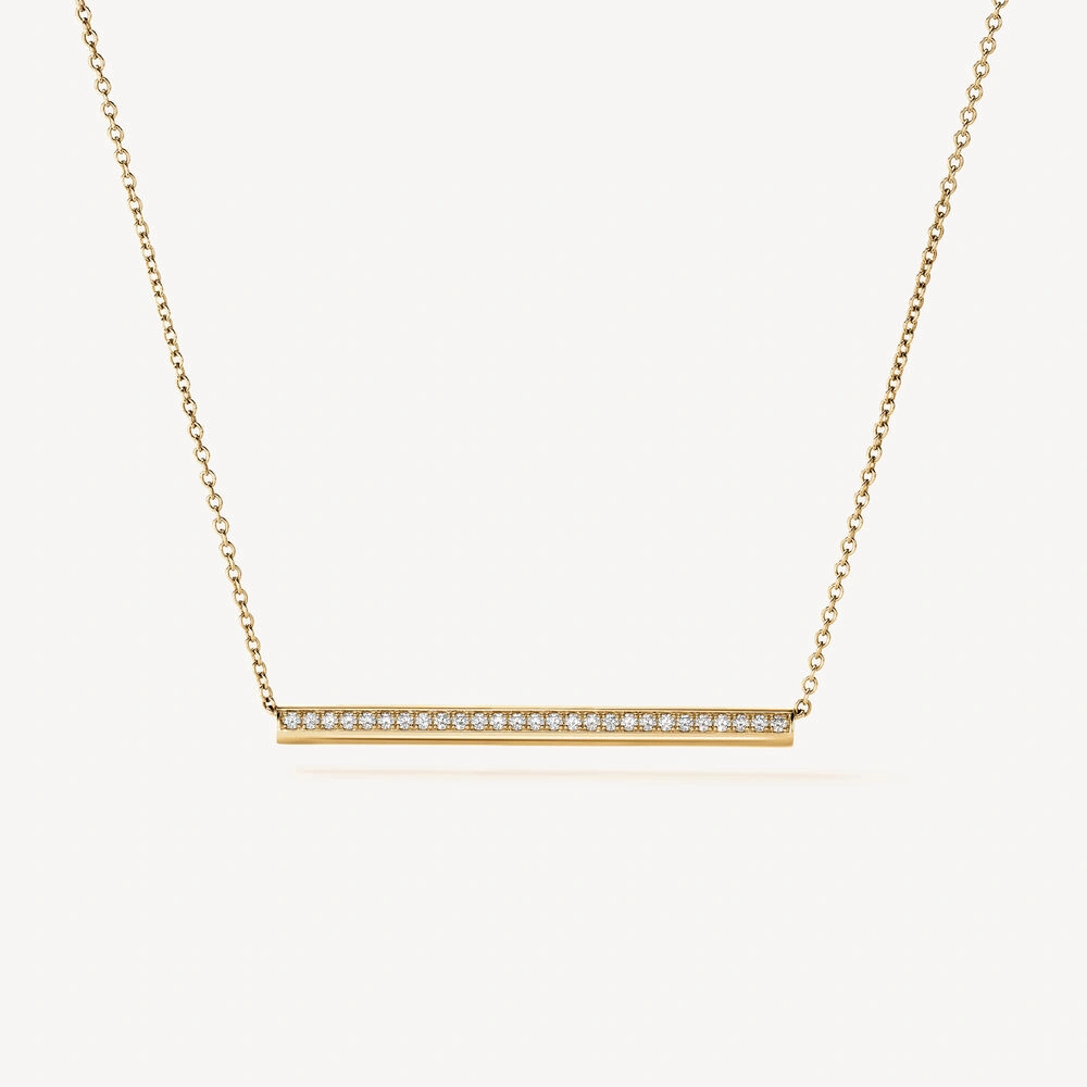 Collier Juste un Trait Pure - Diamants Naturels | LeDiamanti Maroc