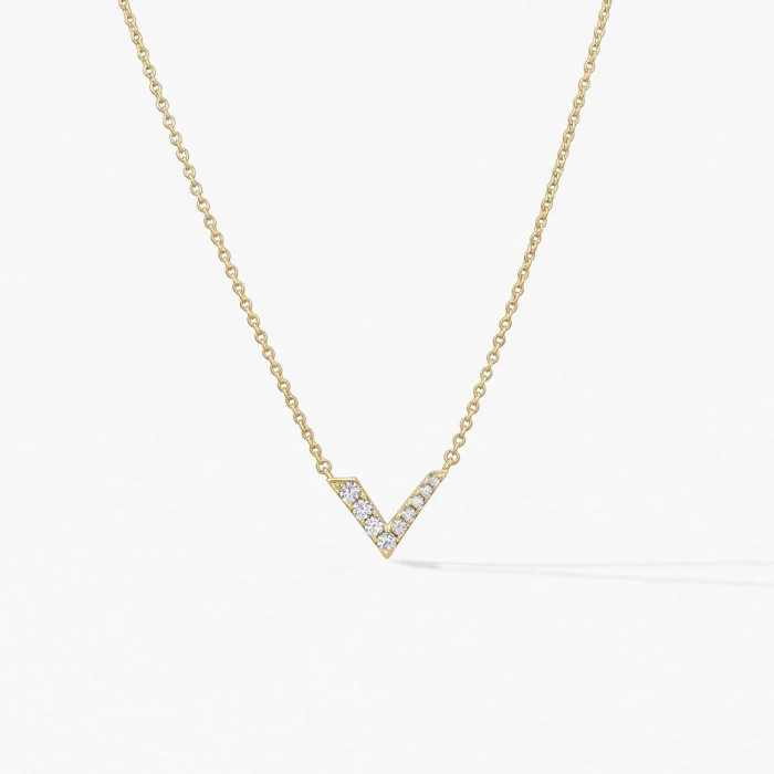 Collier Victoire - Éclat et Élégance en Diamants Naturels | LeDiamanti Maroc