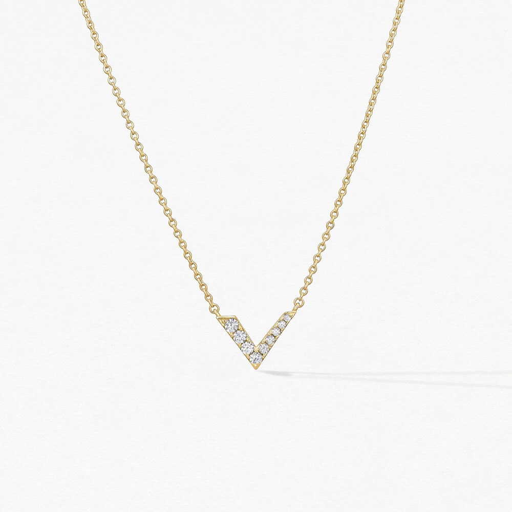 Collier Victoire - Éclat et Élégance en Diamants Naturels | LeDiamanti Maroc