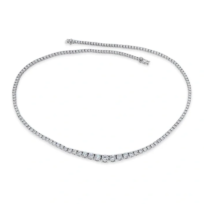 Collier Mariage Calypso - 9 Carats de Diamants Naturels | LeDiamanti Maroc
