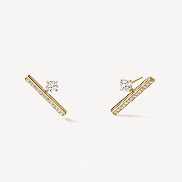Boucles d'Oreilles Diamant Silhouette Grande | LeDiamanti Maroc