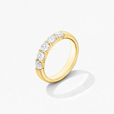 Alliance Passion en Or 18K & Diamants Naturels – LeDiamanti Maroc