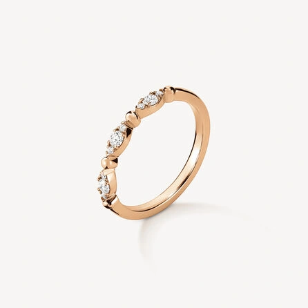 Alliance Petit Trésor Or 18K & Diamants | LeDiamanti Maroc