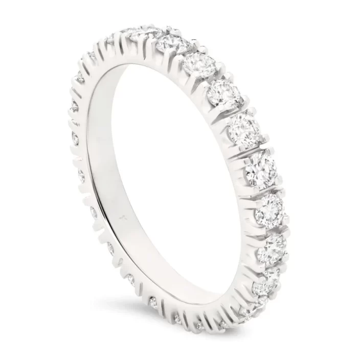 Alliance Tour Complet Ange – Or 18 Carats & Diamants Ronds Naturels