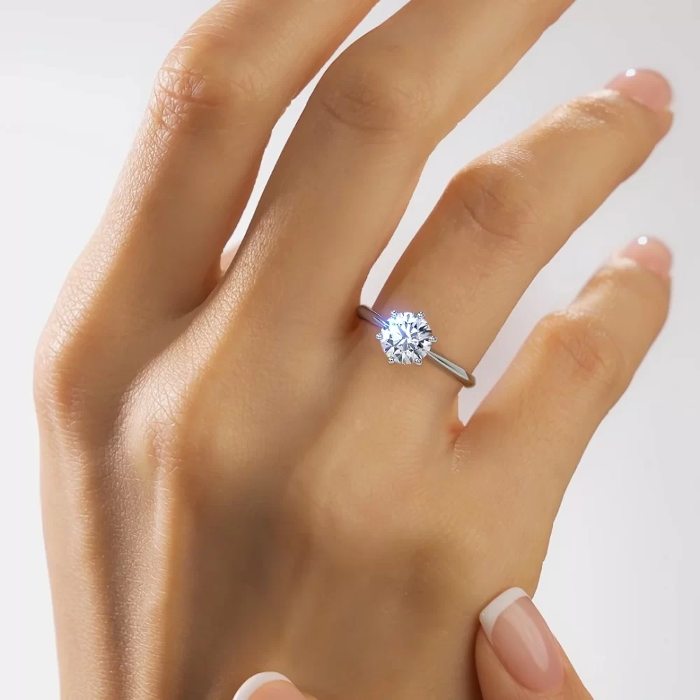 Bague Love Story LEDIAMANTI avec diamant ovale sur or 18 carats