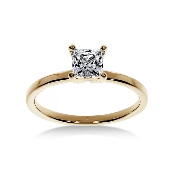 Bague de Fiançailles Diamant Princesse Fascination | LeDiamanti Maroc